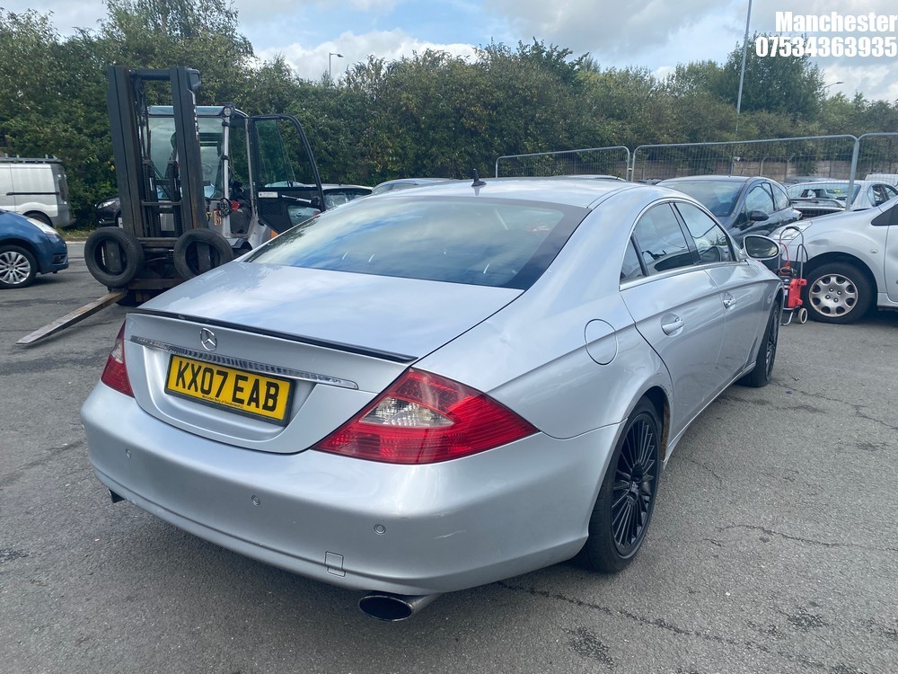 John Pye Vehicle Auctions Location Manchester 2007 MERCEDES CLS