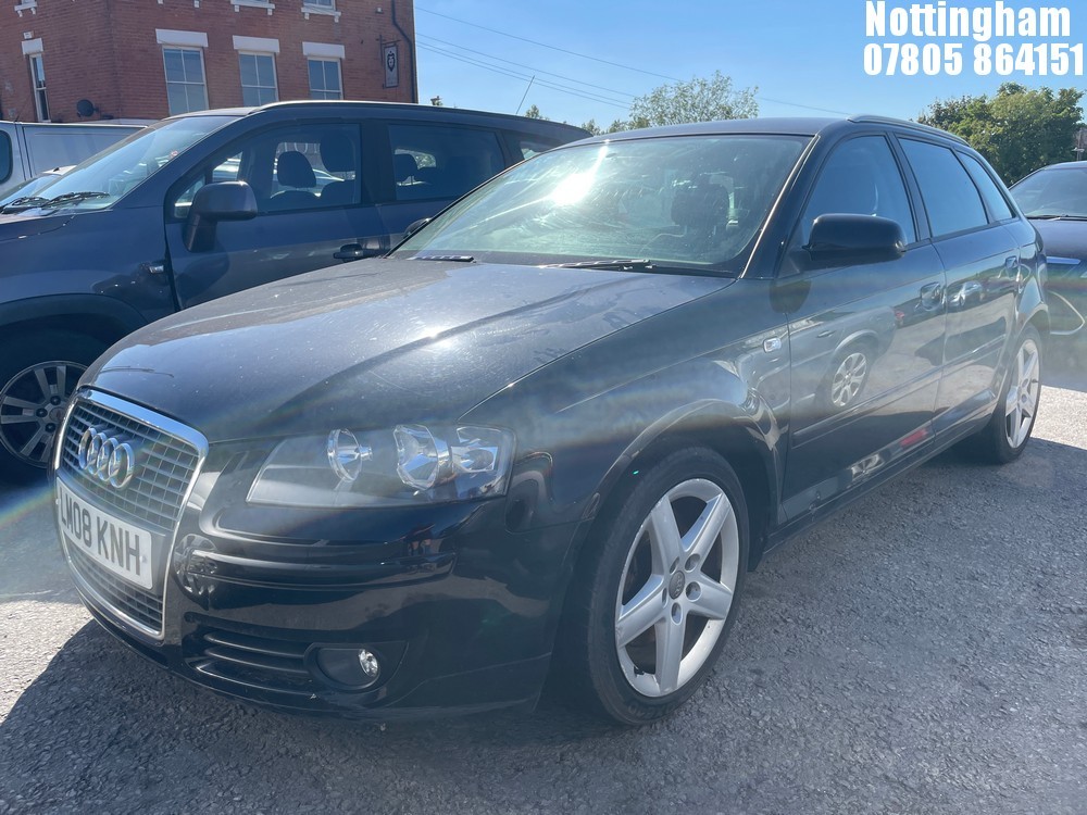 John Pye Vehicle Auctions Location Nottingham 2008 AUDI A3 SPORT