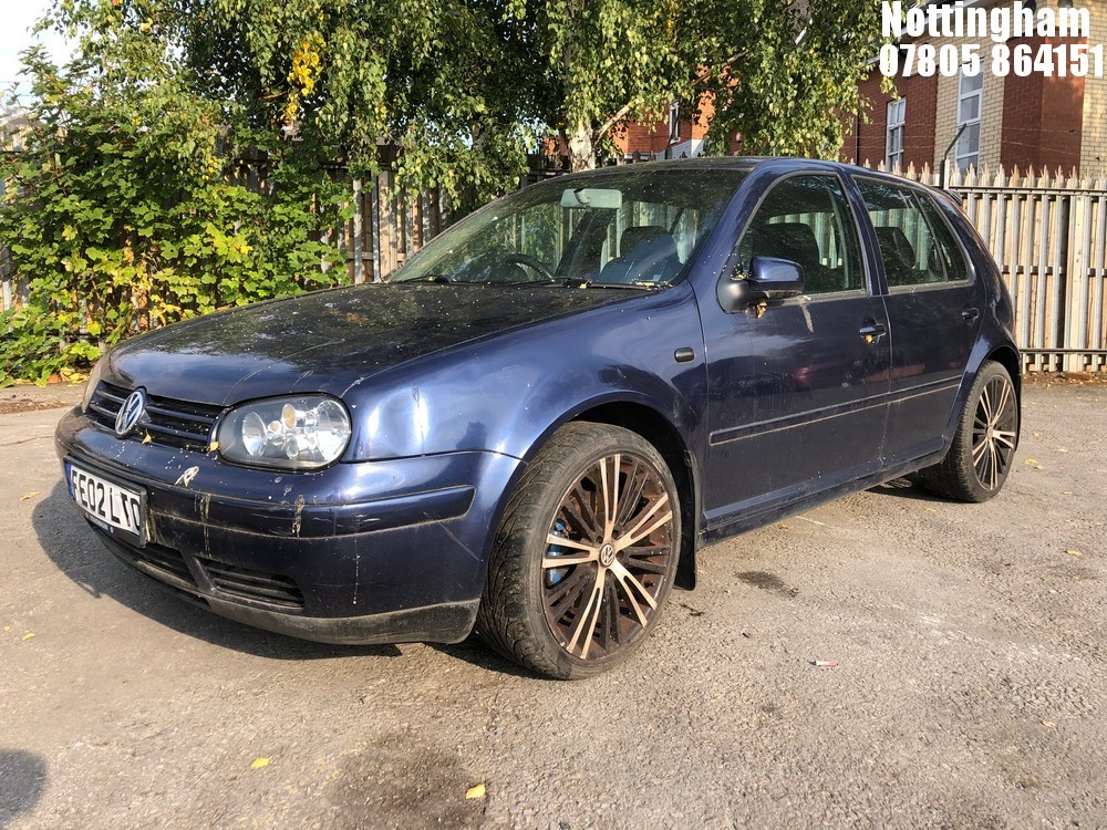 John Pye Vehicle Auctions Location Nottingham 2002 VOLKSWAGEN GOLF
