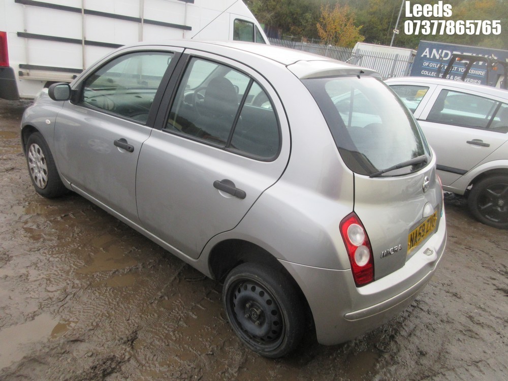 John Pye Vehicle Auctions Location Leeds 2009 NISSAN MICRA VISIA 5